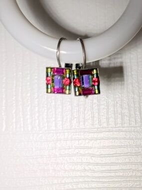 Gorgeous Firefly 💎 Handmade Sparkly Crystal French Clasp Earrings